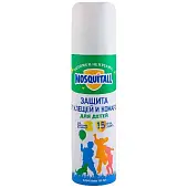 Аэрозоль Mosquitall нежная защита для детей от комаров и клещей 150 мл от магазина Супер Спорт
